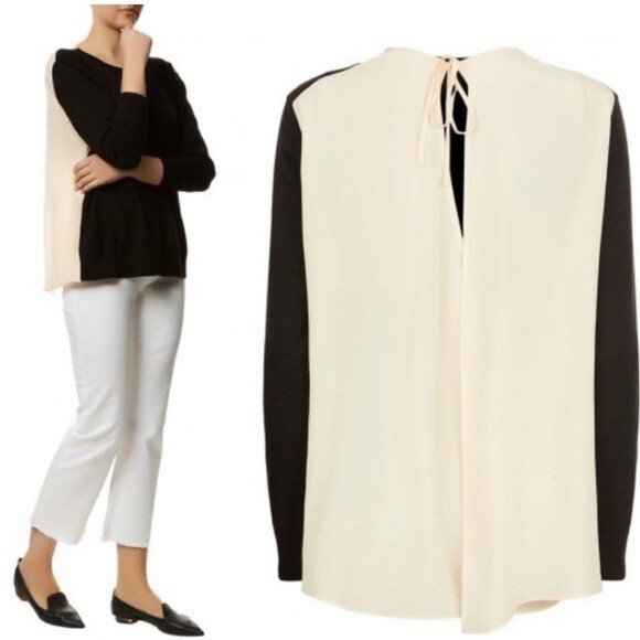 Sandro Paris | Ipolit Silk back sweater - Picture 3 of 10